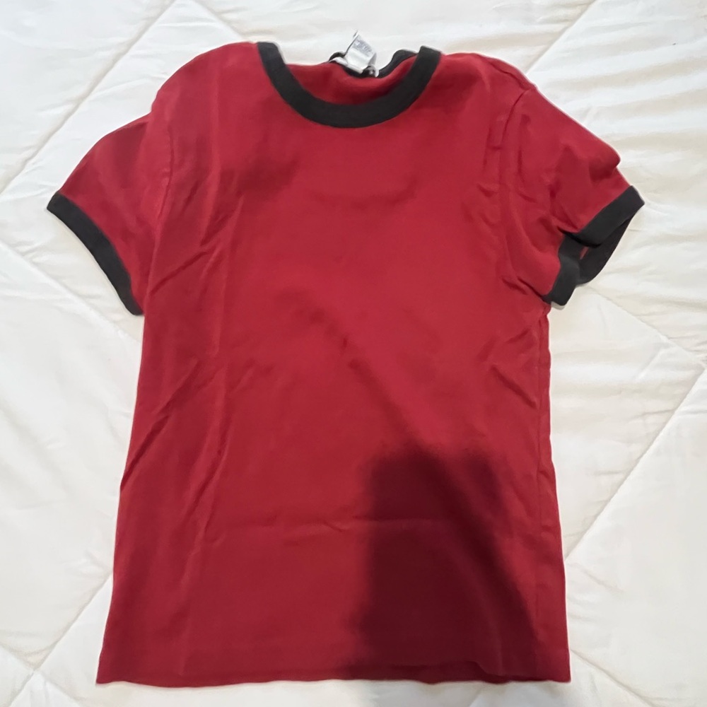 Red tight fit PacSun shirt